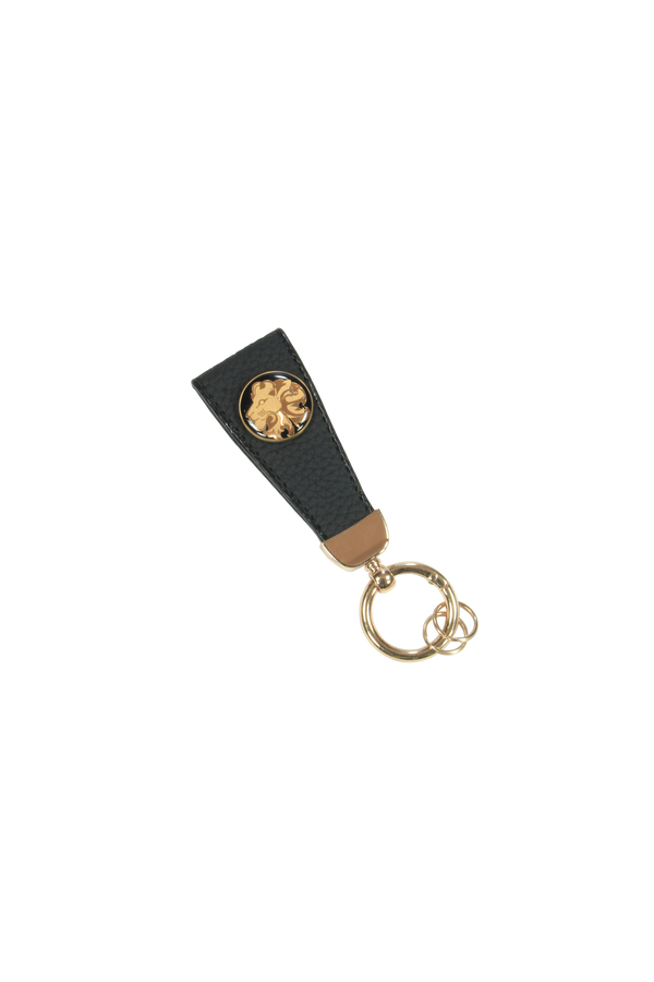 24K Gold Plated Leo Zodiac Sign Keychain