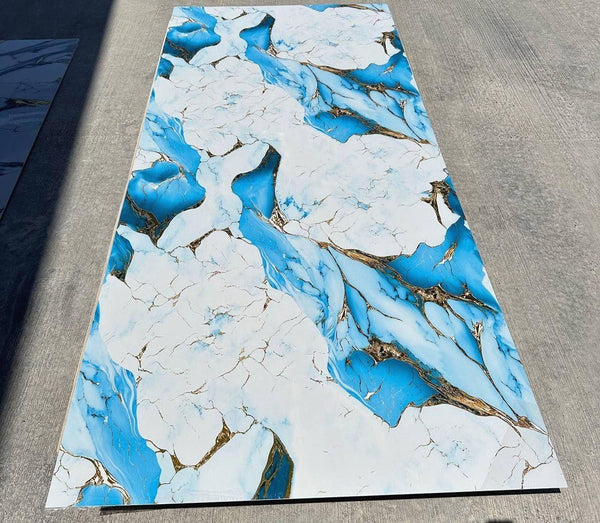 Blue Fly Calacata flexible  122x244 Özel Üretim  1500 plaka