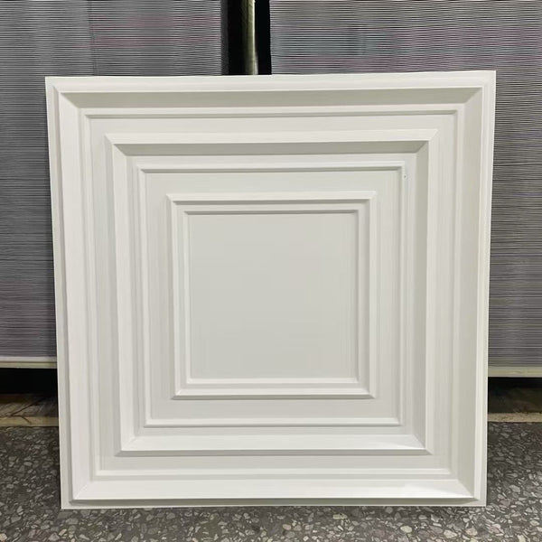 3D Yapışkanlı Kare Duvar Panelleri 4'lü Adet